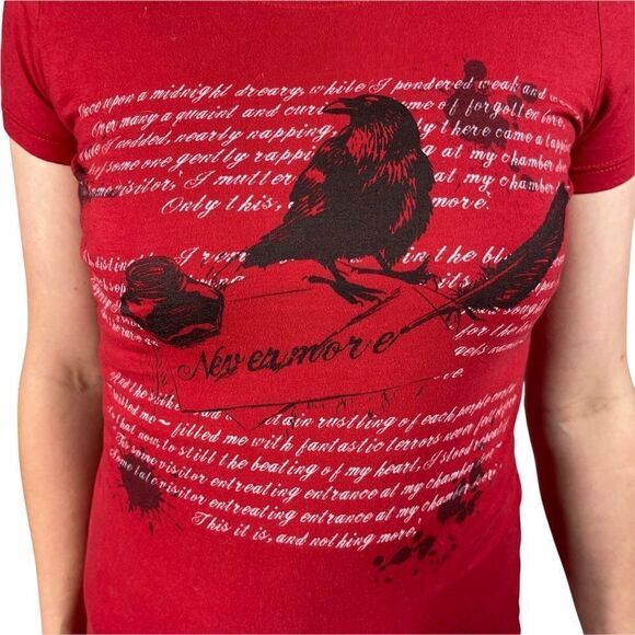 re-born Graphic Red T-Shirt Design By Humans - Picture 5 of 5